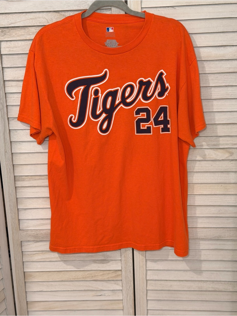 MLB Orange Tigers 24 Short Sleeve Tee
